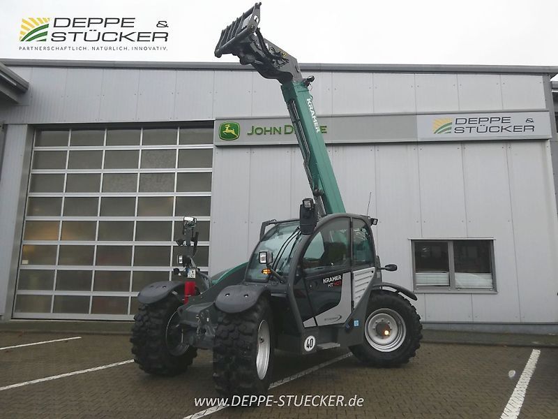 E-FARM: KRAMER kt 407 - Telehandler - id T8IZKES - €84,500 - Year of construction: 2022 - Engine hours: 466,Engine power (HP): 136,Germany