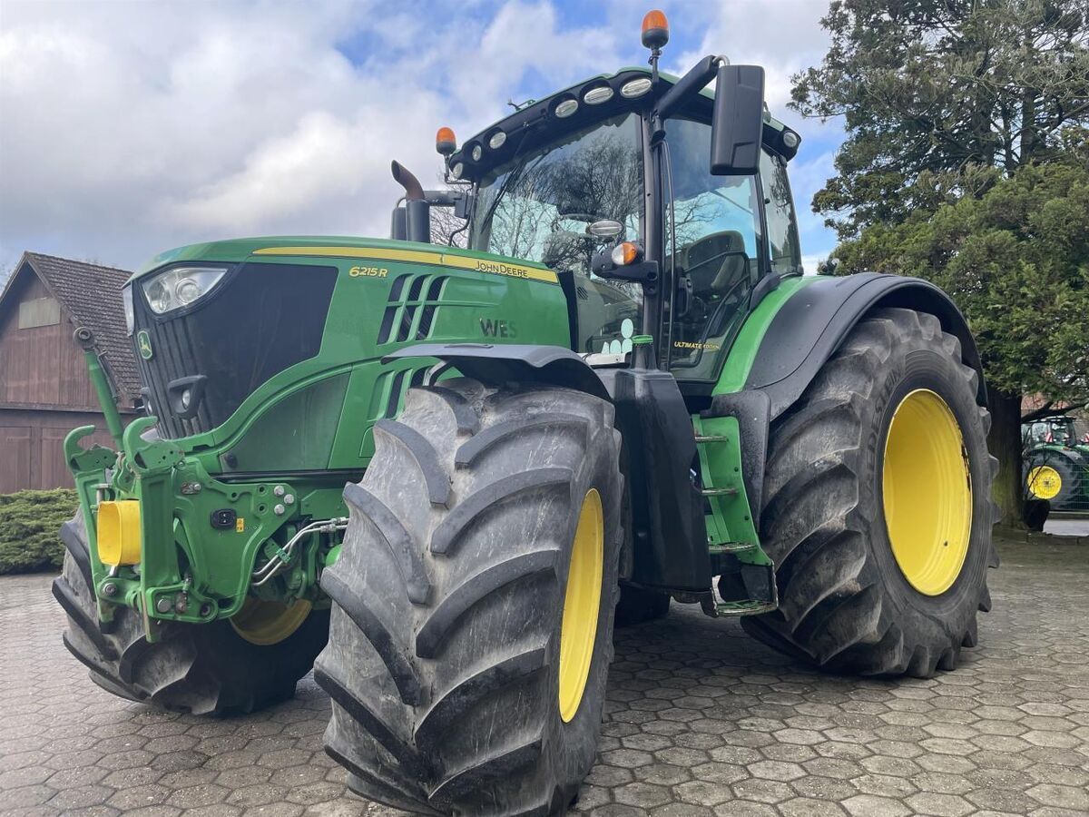 E-FARM: John Deere 6215 R - Traktor - id DAEUF25 - 95 000 € - Rok produkcji: 2019 - Motogodziny: 6470,Moc silnika: 214,Niemcy
