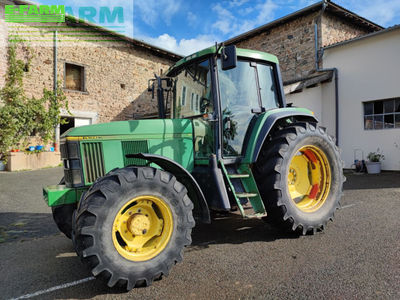 E-FARM: John Deere 6506 - Tractor - id V3UL7XM - €20,500 - Year of construction: 1996 - Engine hours: 9,600,Engine power (HP): 105,France