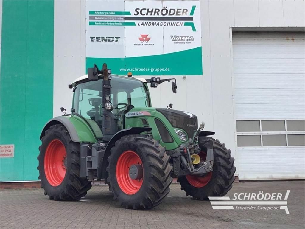 E-FARM: Fendt 724 Vario - Traktor - id USYWFLF - 84.885 € - Baujahr: 2016 - Abgelesene Motorstunden: 8.444,Motorleistung (PS): 239,Deutschland