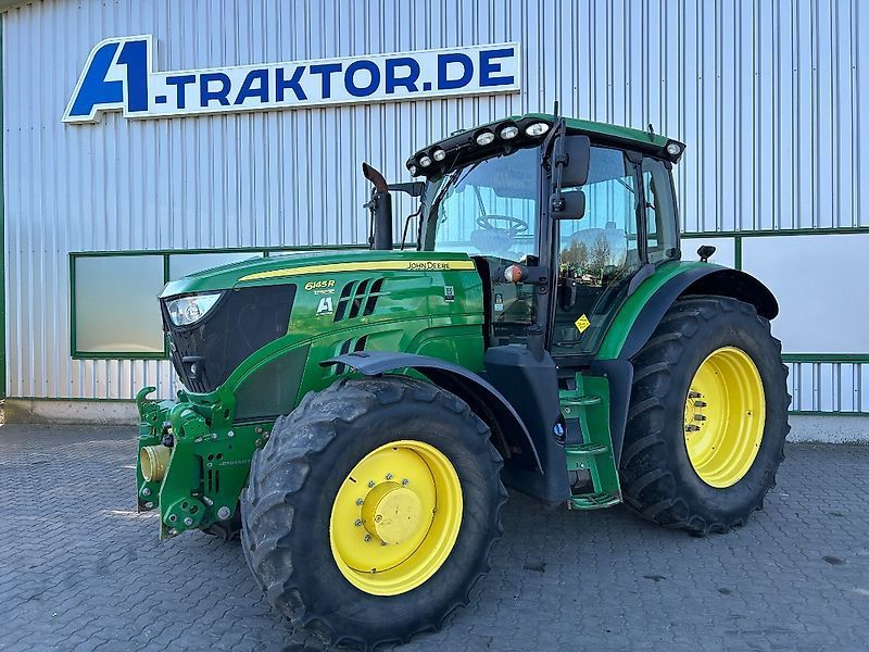 E-FARM: John Deere 6145 R - Traktor - id UPTLFY3 - 67.000 € - Baujahr: 2018 - Abgelesene Motorstunden: 5.550,Motorleistung (PS): 145,Deutschland