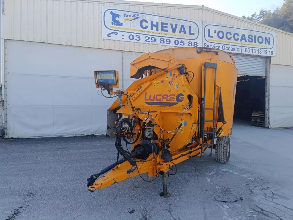 E-FARM: Lucas spirmix jet 140 - Mixer feeder - id UAAGQKH - €13,000 - Year of construction: 2012 - France