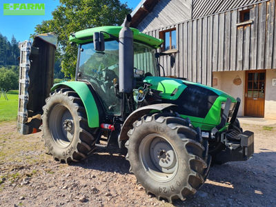 E-FARM: Deutz-Fahr 5115 + chargeur hydrac - Tractor - id ZKJIDZR - €58,500 - Year of construction: 2017 - Engine hours: 1,300,Engine power (HP): 115,France