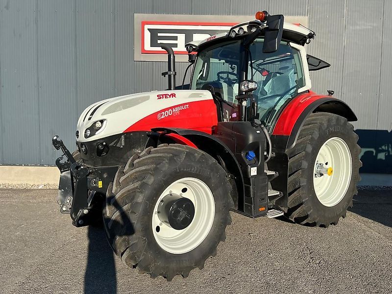 E-FARM: Steyr Absolut 6200 CVT - Tractor - id DP4FKHL - Year of construction: 2025 - Engine hours: 10,Engine power (HP): 200,Germany