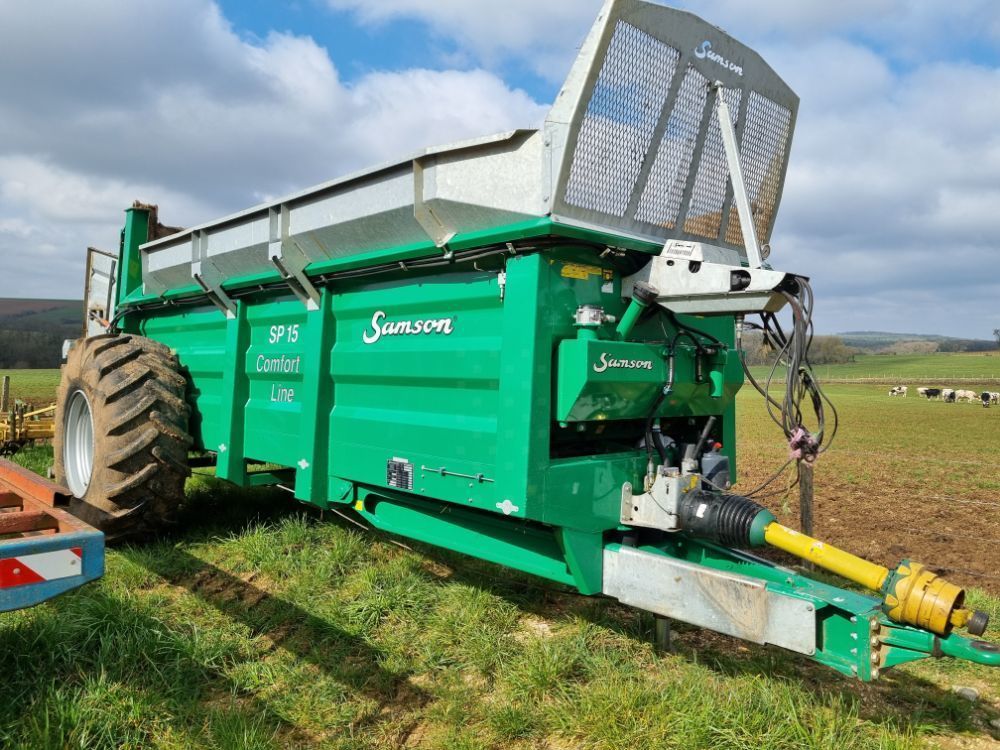 E-FARM: Samson sp15 comfort line - Épandeur de fumier et de compost - id ZZ12BIJ - Année: 2020 - France