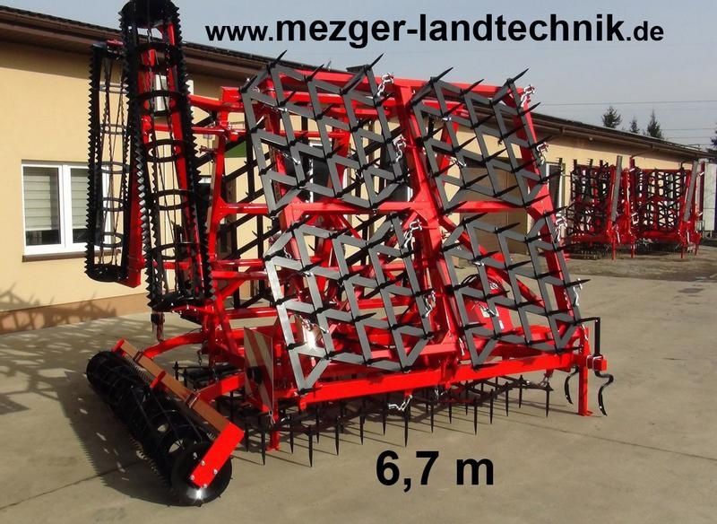 E-FARM: meztec ad ackeregge mit doppelfeldern 6,7 m, spitzzahnegge - Saatbett Kombination - id E6QLRG8 - 10.600 € - Baujahr: 2023 - Deutschland