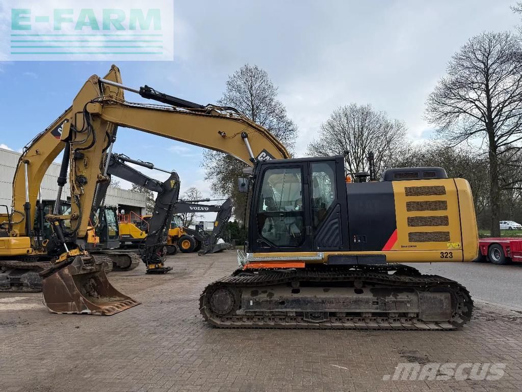 Caterpillar 323e 3d leica gps engcon full option Vikšrinis ekskavatorius 71 000 €