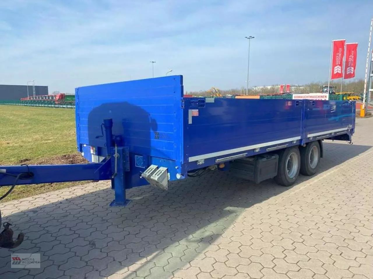 Fliegl tps 118 bau plattform anhänger Pótkocsik 13 500 EUR