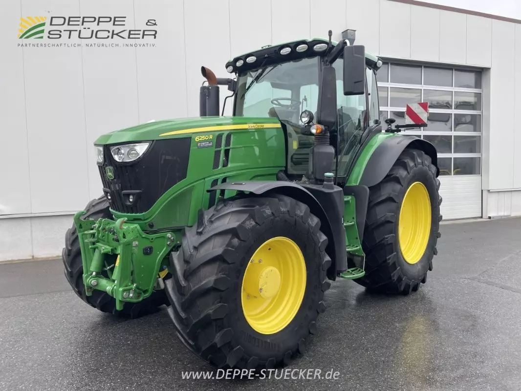 E-FARM: John Deere 6250 R - Tractor - id FALT3HJ - €129,505 - Year of construction: 2020 - Engine hours: 4,214,Engine power (HP): 250,Germany