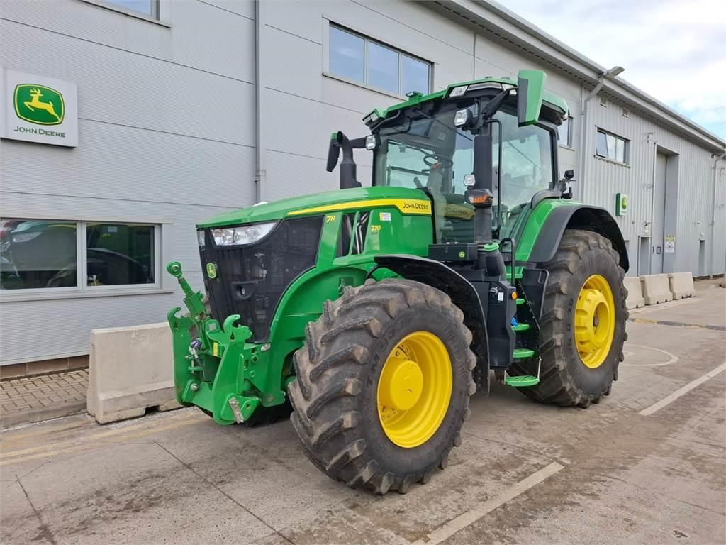E-FARM: John Deere 7R 270 - Trattore - id 7MP5UMU - 194.761 € - Anno di costruzione: 2022 - Ore: 1.190,Potenza del motore: 270,Regno Unito