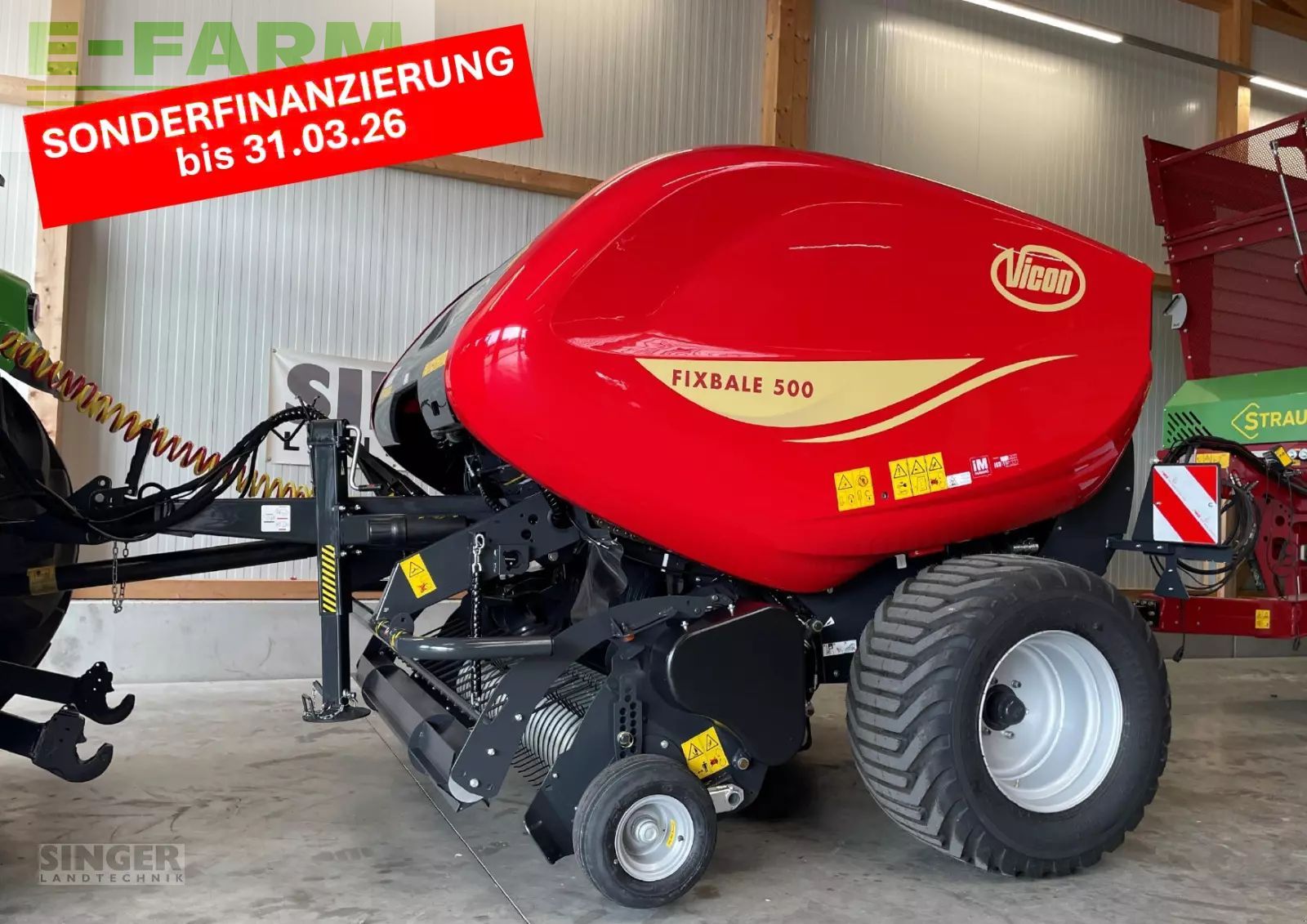 Vicon fixbale 500 isobus *sonderfinanzierung* Baler €41,933