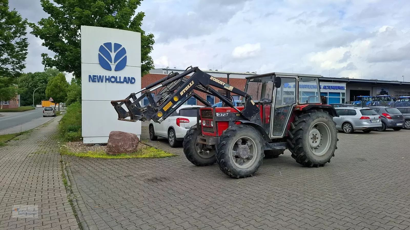 E-FARM: Massey Ferguson 373 a - Tractor - id VYNXYEW - €15,306 - Year of construction: 1989 - Engine hours: 9,040,Engine power (HP): 60,Germany