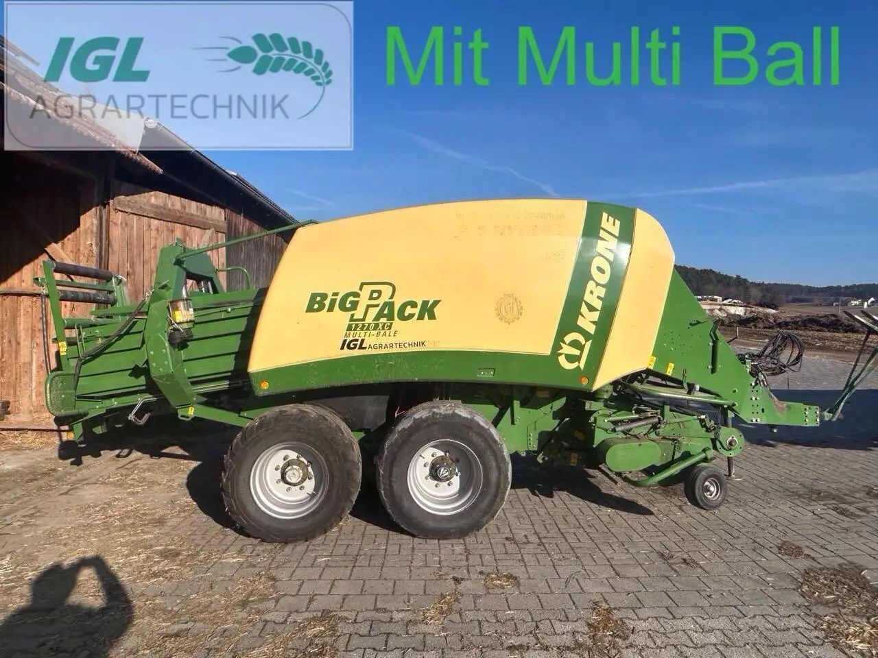 E-FARM: Krone Big Pack 1270 XC - Empacadora - id QQSJUIM - 44.900 € - Año: 2009 - Alemania
