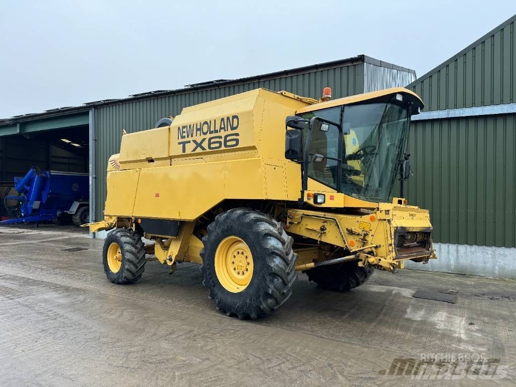 E-FARM: New Holland TX 66 - Kombajn zbożowy - id TJWZVZD - 27 423 € - Rok produkcji: 1999 - Motogodziny: 5034,Zjednoczone Królestwo
