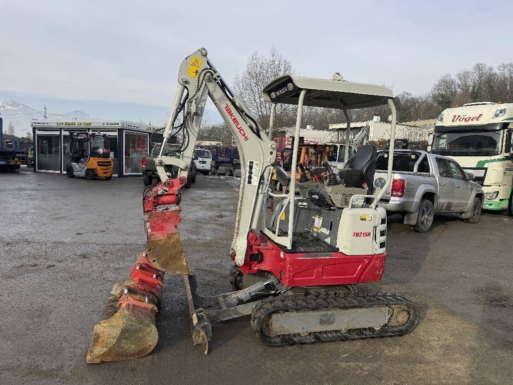 Takeuchi tb 215r powertilt 4xschaufeln 1610 kg Mini-pelle 18 800 €