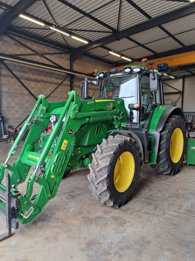 E-FARM: John Deere 6130 M - Traktor - id FRVEIYC - 109 000 € - Rok produkcji: 2023 - Motogodziny: 670,Moc silnika: 130,Francja