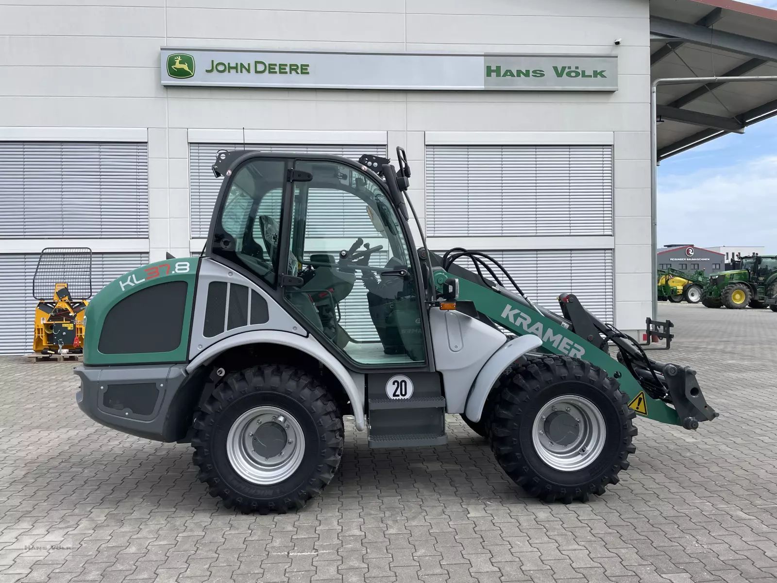 E-FARM: KRAMER KL37.8 - Gumikerekes homlokrakodó - id R9V5EQ8 - 68 800 EUR - Gyártási év: 2023 - Motor teljesítménye (LE): 75,Németország