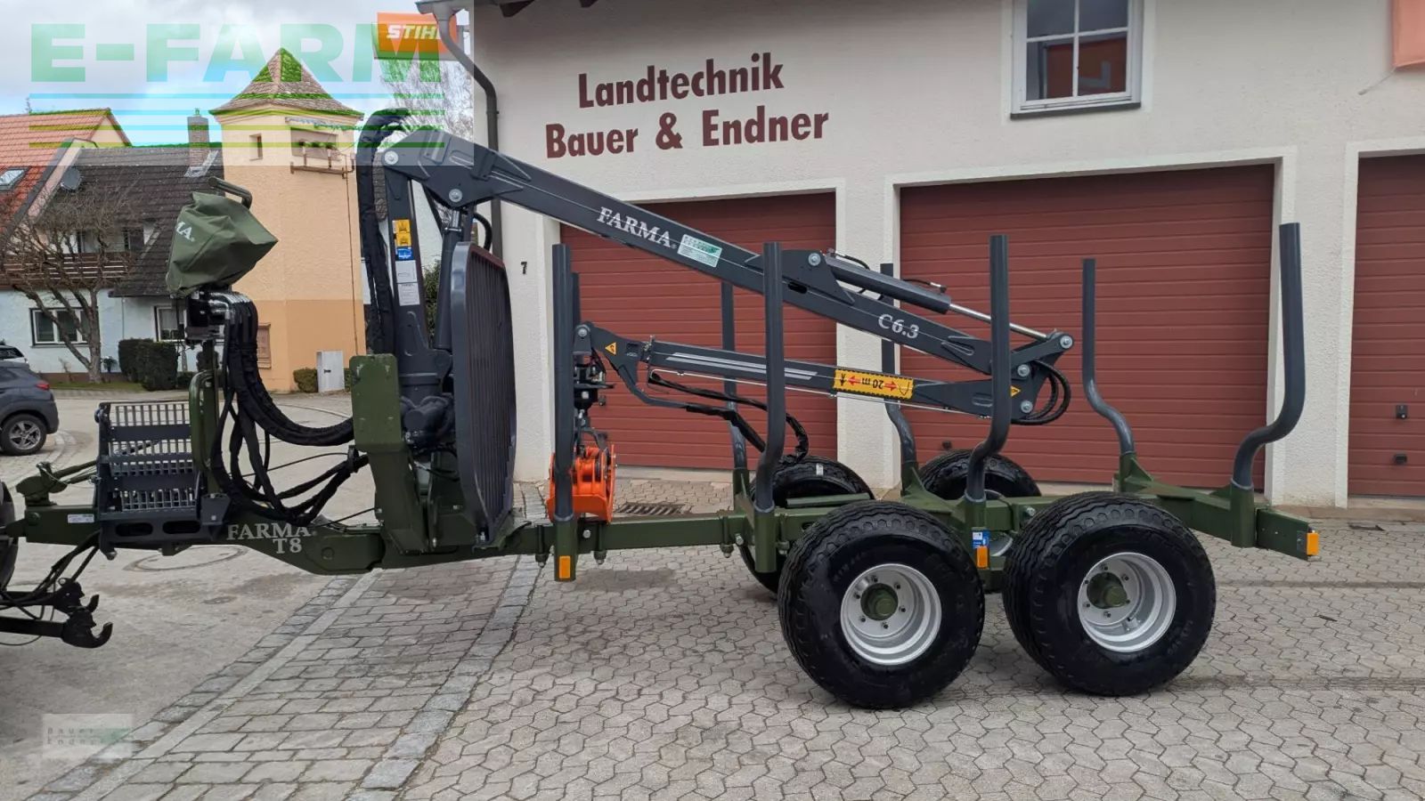 Farma t8 c6,3 Forestry trailer €18,739