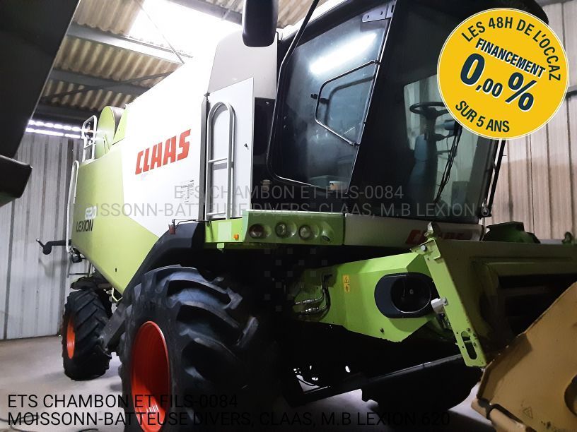 E-FARM: Claas Lexion 620 - Moissoneuse-batteuse - id ZT6JEWT - 100 000 € - Année: 2011 - Lecture du nombre d'heure: 3 500,France