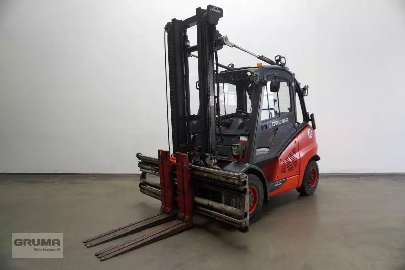 E-FARM: Linde h 50 d (3b) evo 394-02 - Maszt sztaplowy - id USEIWM2 - 23 500 € - Rok produkcji: 2015 - Motogodziny: 5582,Niemcy