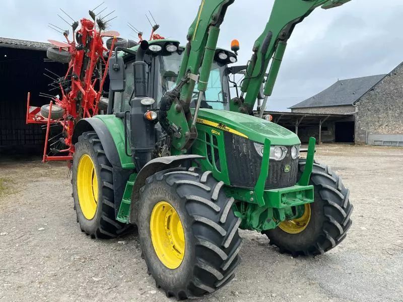 E-FARM: John Deere 6110 M - Tractor - id 9HPQ3BN - 60.000 € - Año: 2020 - Horas: 3600,Potencia del motor: 110,Francia