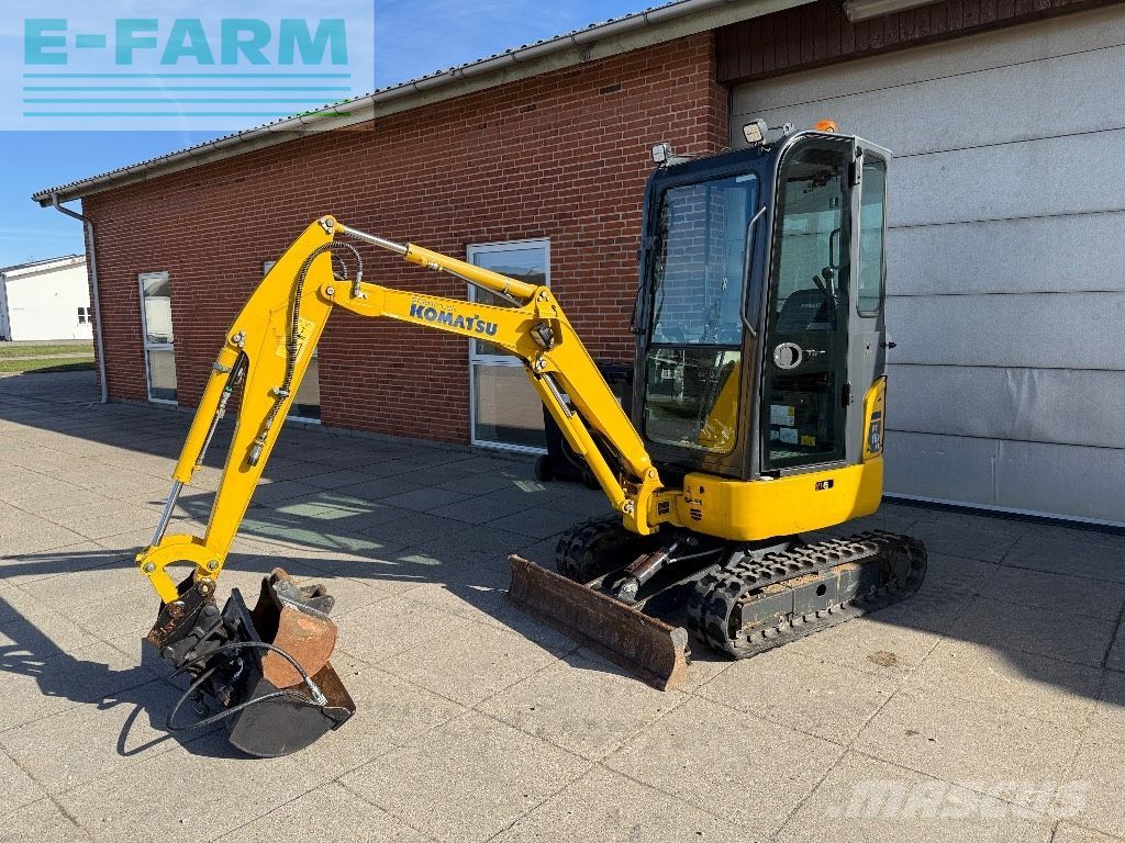 KOMATSU pc 16 r-3hs Mini kotrógép 19 409 EUR