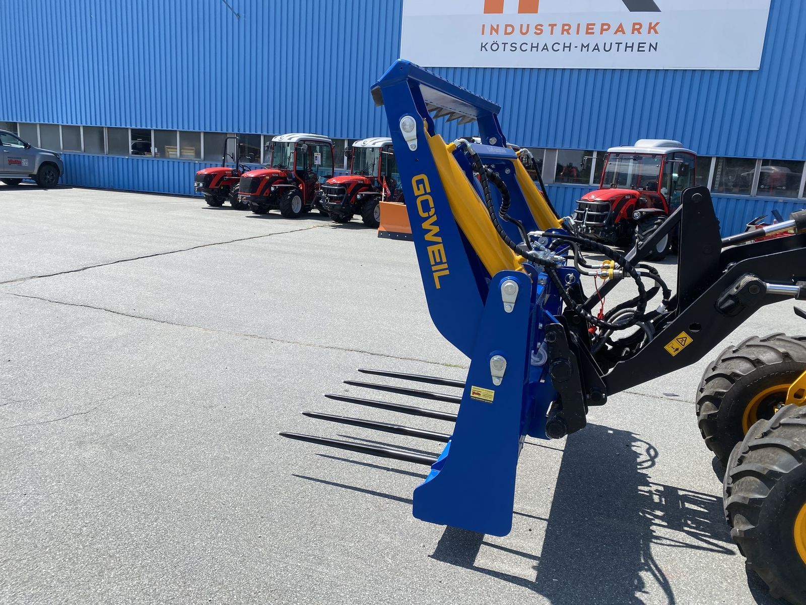 GÖWEIL rbs rundballen-schneider mit folienhalter Fütterungstechnik Sonstige