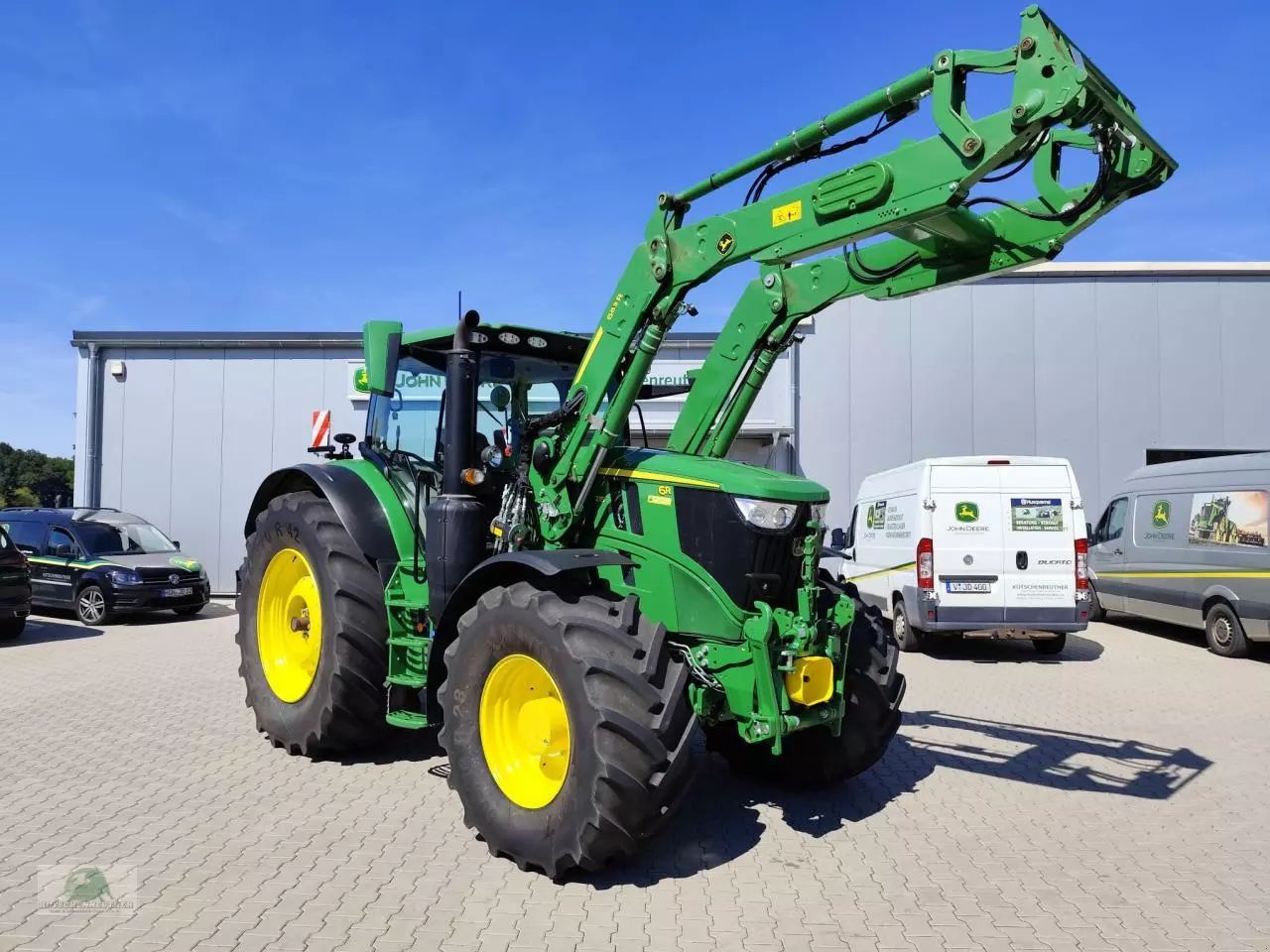 E-FARM: John Deere 6R 215 - Tractor - id U54EVDQ - €205,000 - Year of construction: 2023 - Engine hours: 1,300,Engine power (HP): 258,Germany