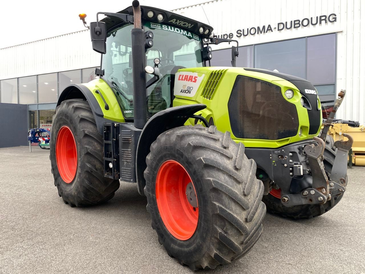 E-FARM: Claas Axion 810 CMATIC - Tractor - id S1YBMFV - 95.000 EUR - Anul: 2016 - Citeste ore: 3.540,Muterea motorului: 215,Franța