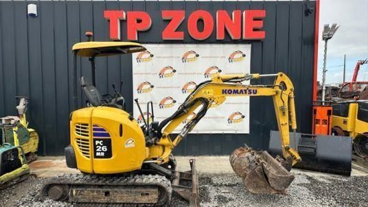 KOMATSU pc26mr-3 à 21 500 € ht Mini excavadora  21.500 €