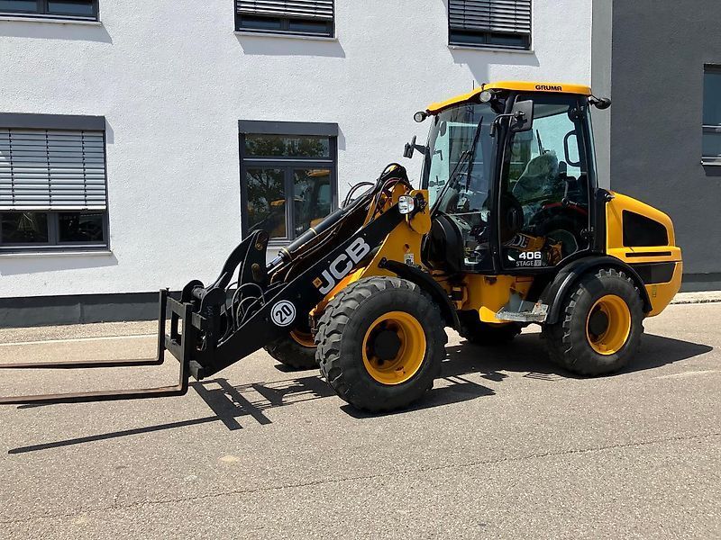 E-FARM: JCB 406 - Chargeuse sur pneus - id QTXCJF2 - 42 000 € - Année: 2023 - Lecture du nombre d'heure: 150,Puissance du moteur (chevaux): 49,Allemagne