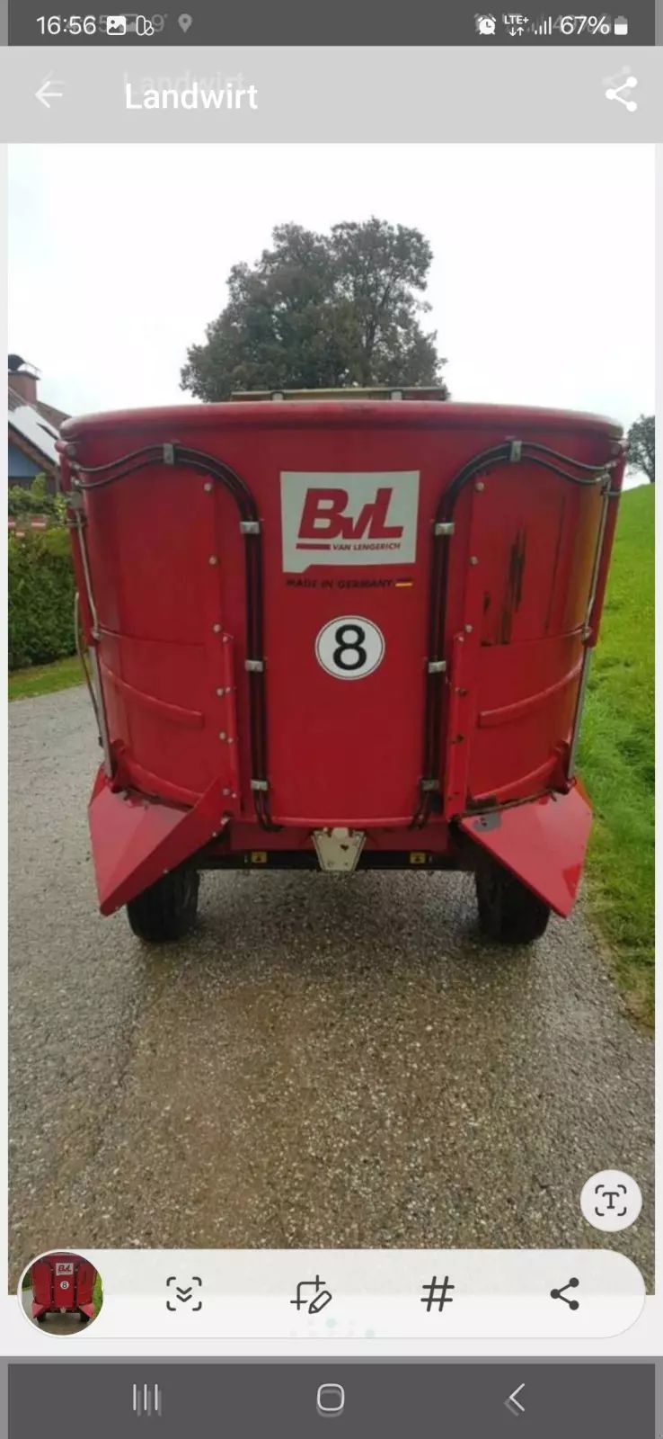 BVL v-mix 3 Mixer feeder €13,000