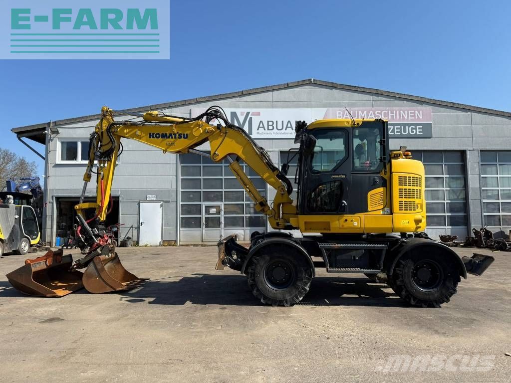 KOMATSU pw 118 mr-11 // bj. 2021/5055h/zsa/sw/rototilt/ Excavadora de ruedas 70.900 €