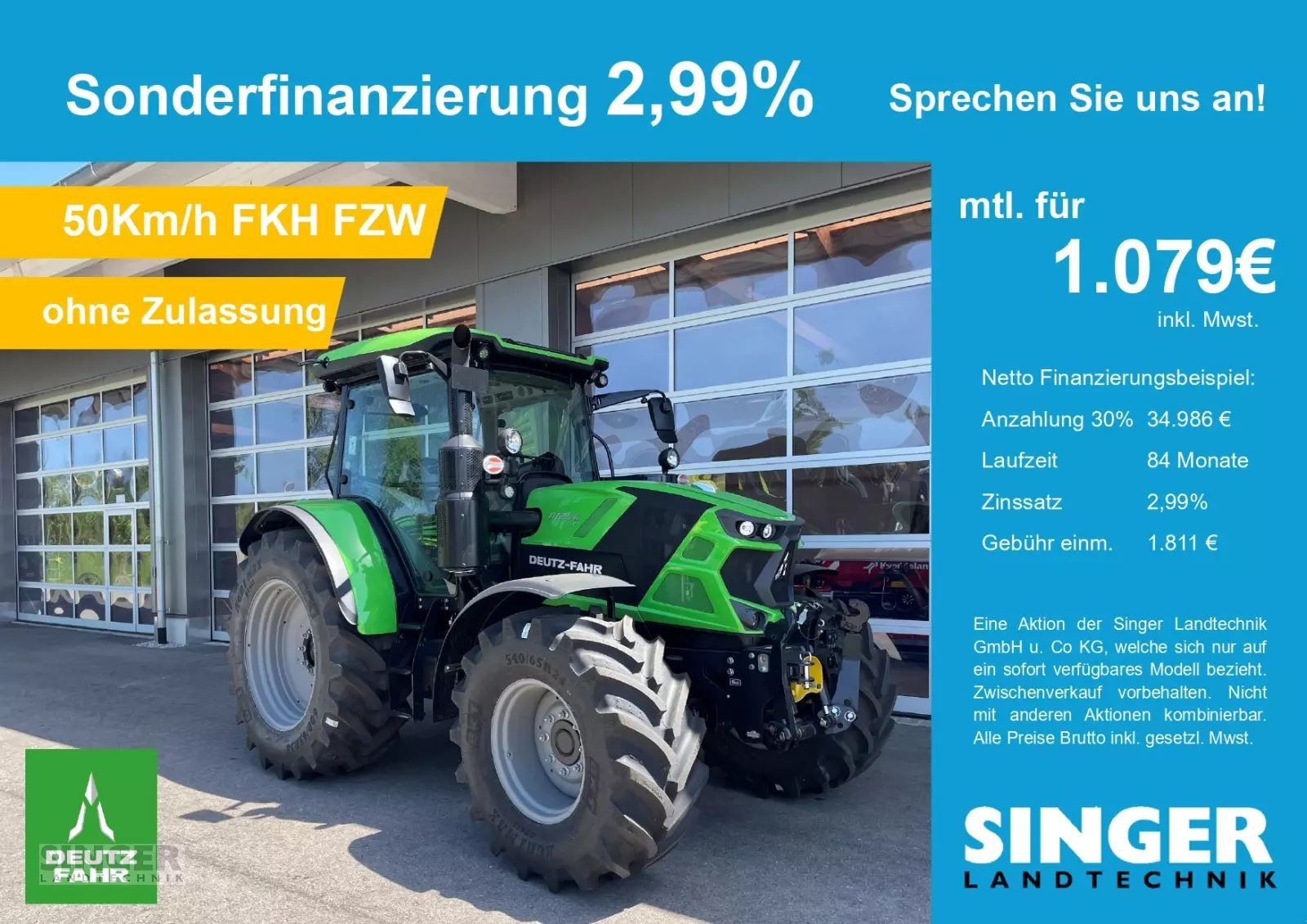 Deutz-Fahr 6125 C TTV Traktor 98.000 €