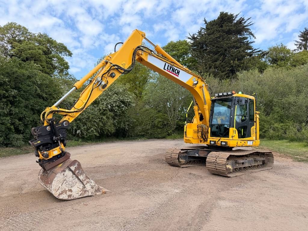 KOMATSU pc 138 uslc-11e0 with 2024 ec214 engcon Crawler excavator €86,576