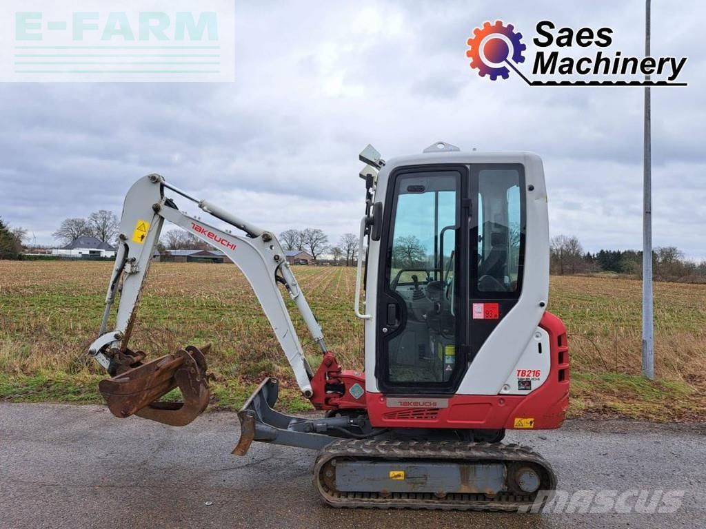 Takeuchi tb216 - minigraver (bj2020) Mini-pelle 18 500 €