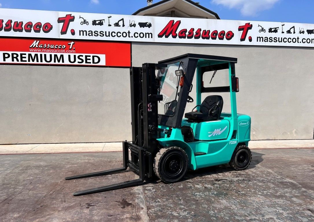 E-FARM: MITSUBISHI fd25k - Forklift - id ULZCK2Q - €19,500 - Year of construction: 2007 - Engine hours: 5,574,France