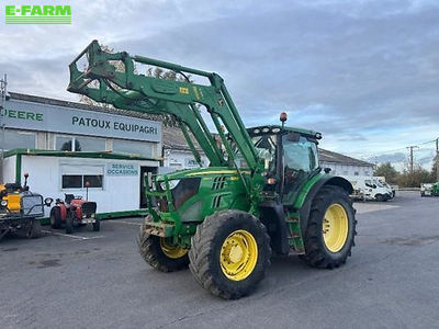 E-FARM: John Deere 6140 R - Tractor - id ZDCSGR1 - €45,000 - Year of construction: 2014 - Engine hours: 12,556,Engine power (HP): 140,France