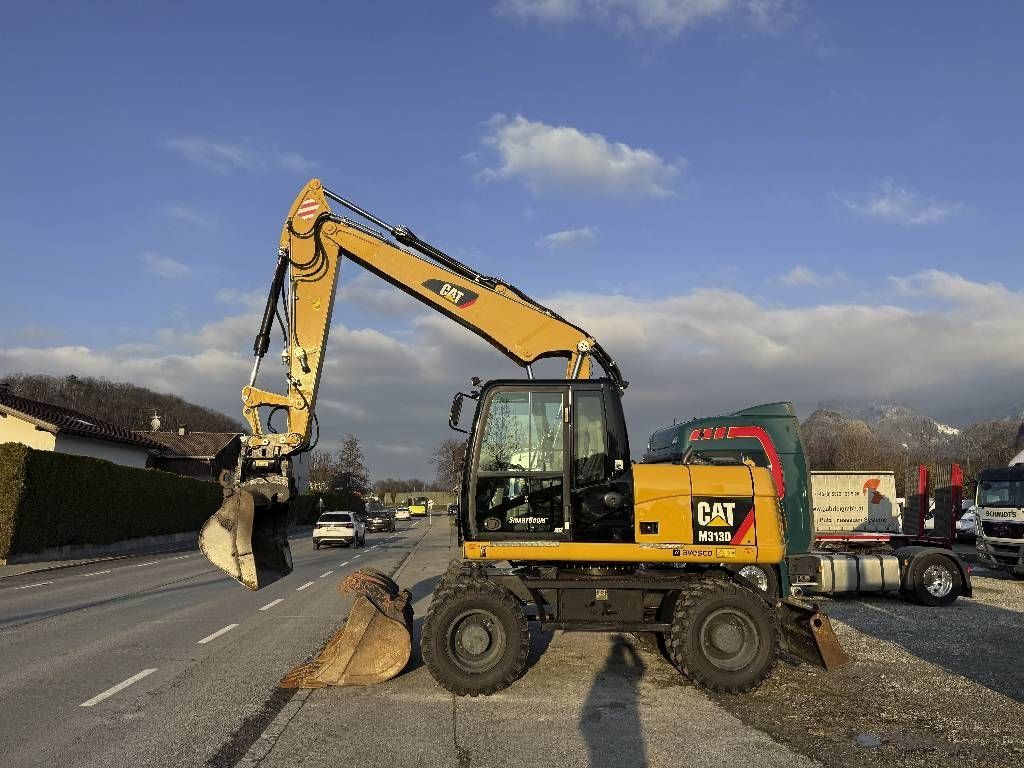 Caterpillar m 313d powertilt+3xschaufeln 14200kg top zustand Wheeled excavator €69,500
