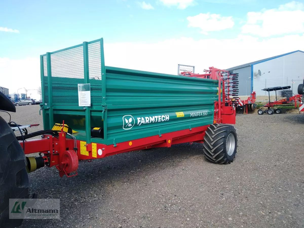 E-FARM: Farmtech minifex 550 - Manure and compost spreader - id UYKRAA2 - €17,000 - Year of construction: 2023 - Austria