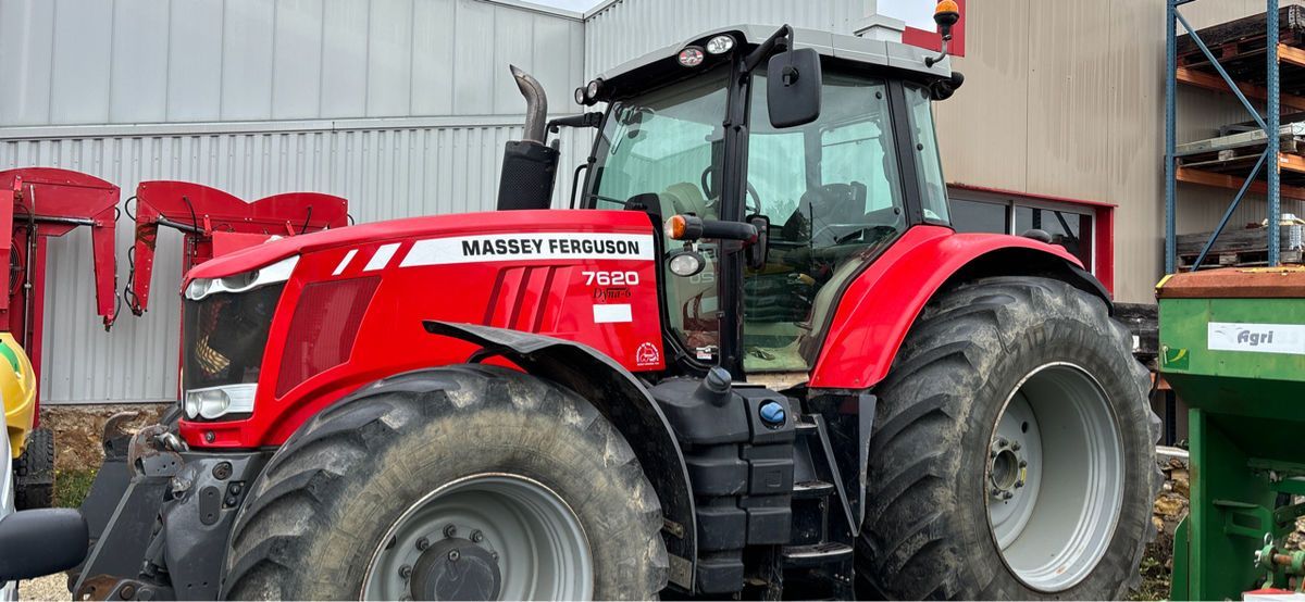 E-FARM: Massey Ferguson 7620 Dyna-6 Efficient - Tractor - id FTZMSJB - €47,500 - Year of construction: 2013 - Engine hours: 7,648,Engine power (HP): 200,France