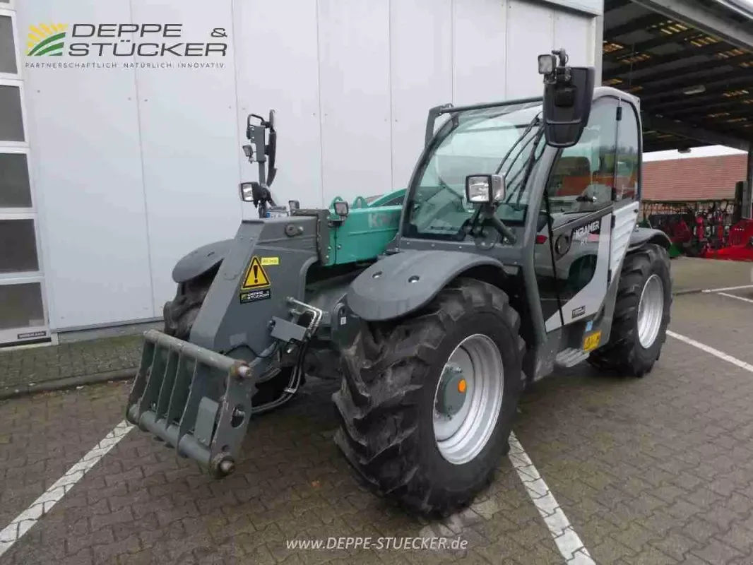 E-FARM: KRAMER kt 356 - Teleskoplæsser - id ZU1IIST - 87.600 € - Produktionsår: 2022 - Motortimer: 436,Motoreffekt (HP): 136,Tyskland