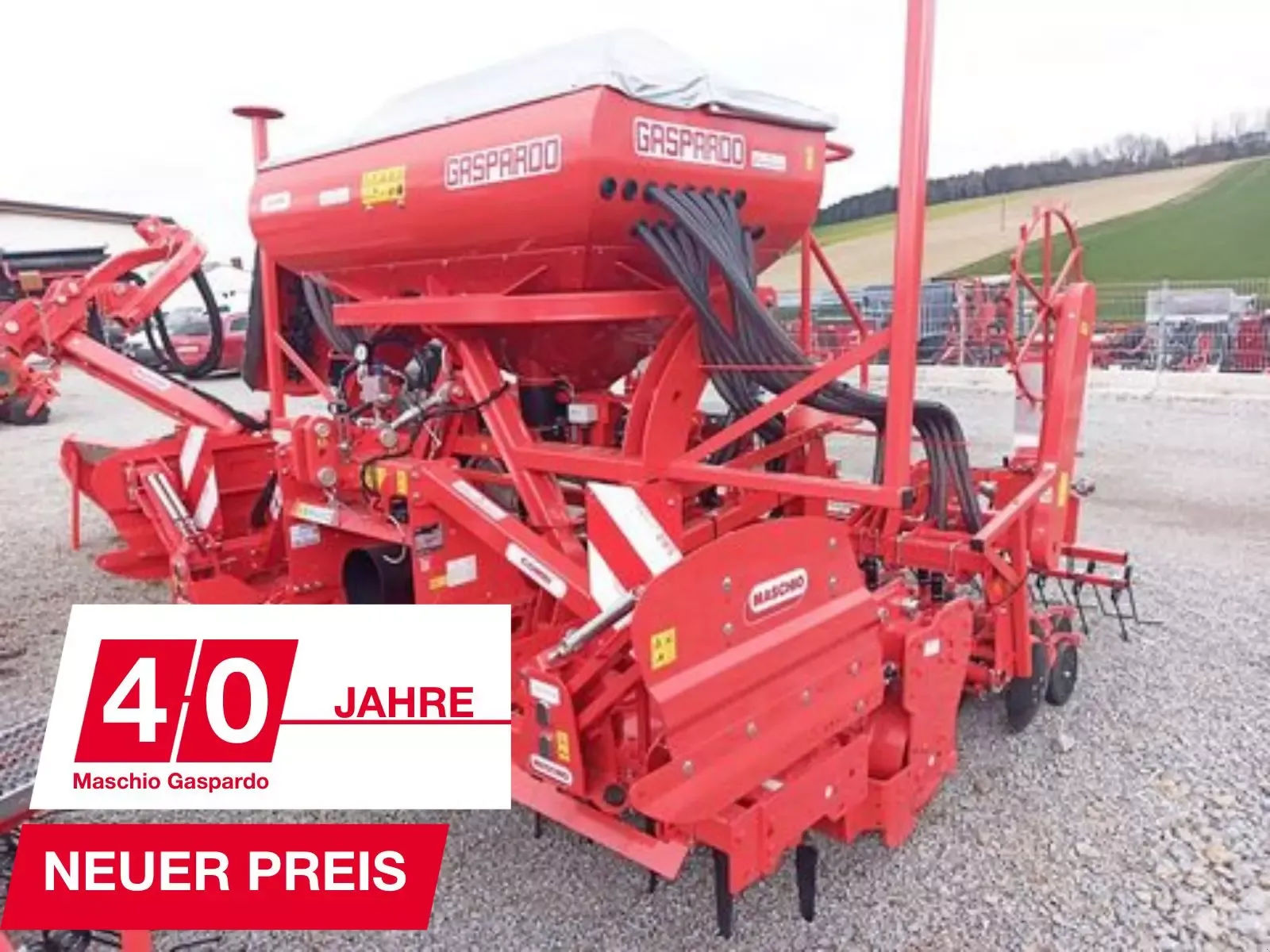 E-FARM: Maschio / gaspardo säkombination pneumatisch - Aufbaudrillmaschine - id YMF3RZ8 - Motorleistung (PS): 180 - Österreich