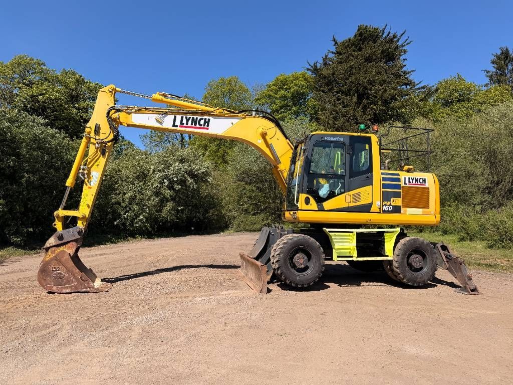 KOMATSU pw 160-11 16 ton wheeled excavator Wheeled excavator €75,033