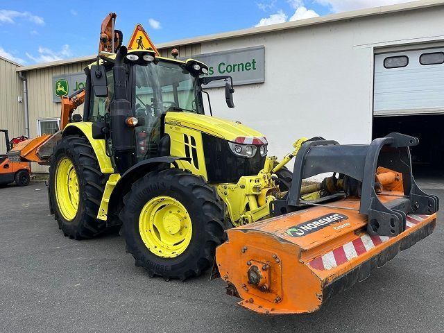E-FARM: John Deere 6100 M - Trattore - id 3X2DRZM - 92.000 € - Anno di costruzione: 2021 - Ore: 3.954,Potenza del motore: 100,Francia