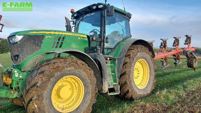 E-FARM: John Deere 6170 R - Tractor - id TEVVVLQ - €77,000 - Year of construction: 2015 - Engine hours: 3,700,Engine power (HP): 170,France