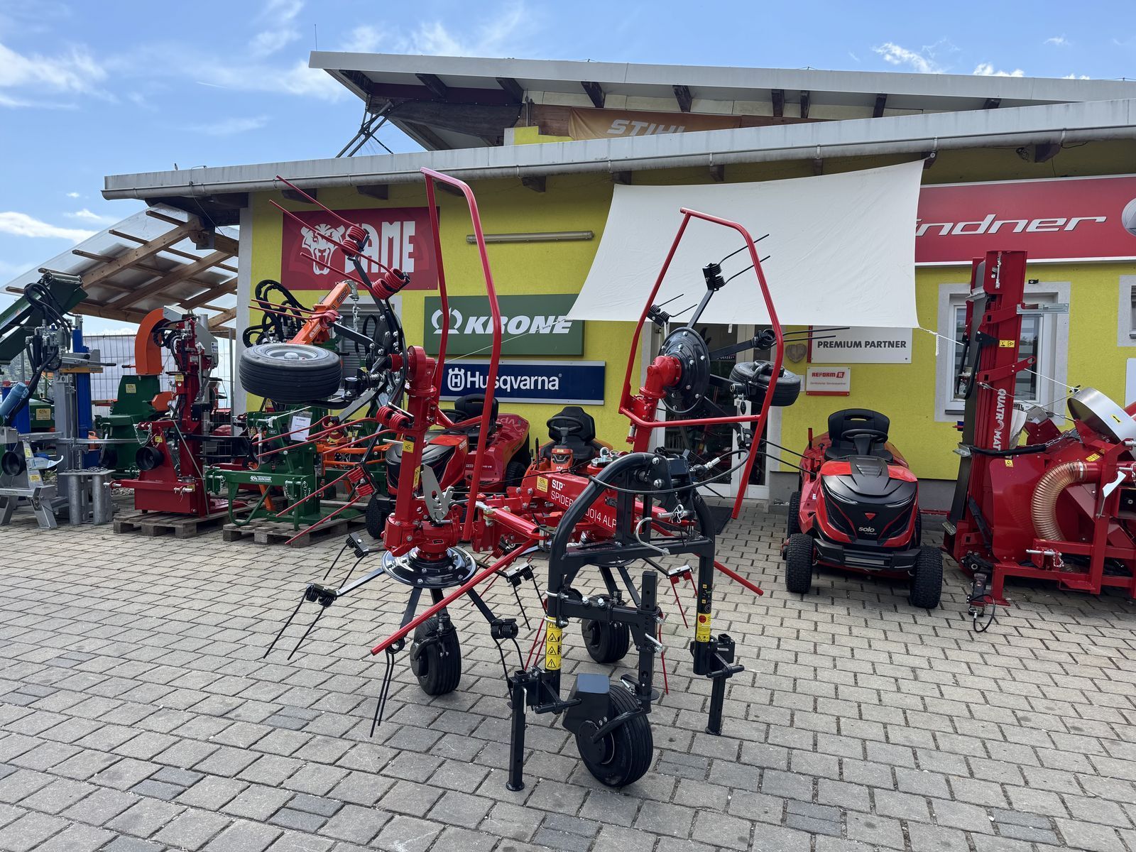SIP spider 400/4 alp kreiselzettwender Karuzelowy przetrząsacz do siana 6659 €