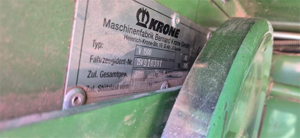 Krone Fortima V 1500 MC Empacadora 35.310 €