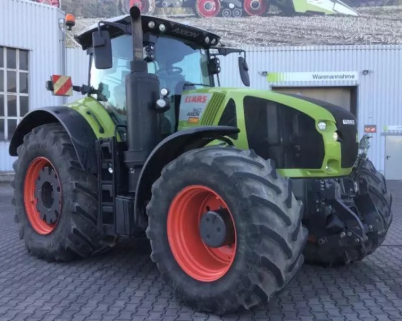 E-FARM: Claas Axion 960 - Traktor - id A8QMSTD - 156 000 € - Rok produkcji: 2018 - Motogodziny: 3648,Moc silnika: 445,Niemcy