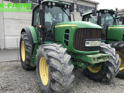 E-FARM: John Deere 7530 - Tractor - id UJDNE77 - €49,000 - Year of construction: 2008 - Engine power (HP): 210